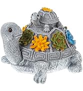 Lucklybestseller Ashtray with Lid for Cigarette Cigars, Resin Turtle Tortoise Design Smokeless Wi...