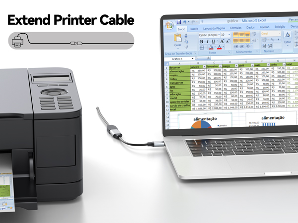 usb female to male extension