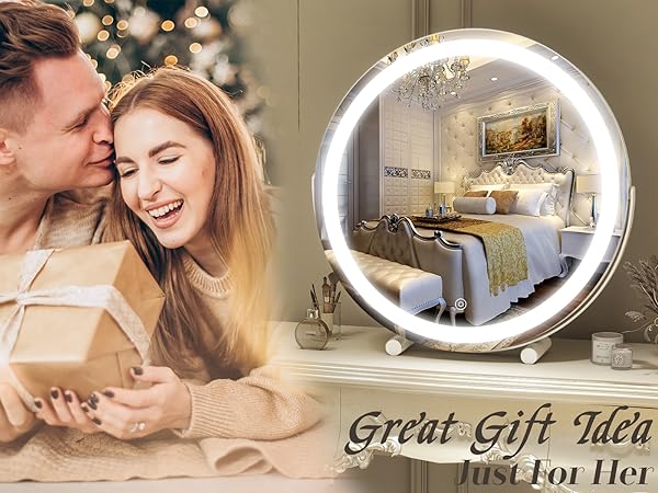 table top vanity mirror tabletop led 3 color vanity mirror round ultra bright led vanity mirror