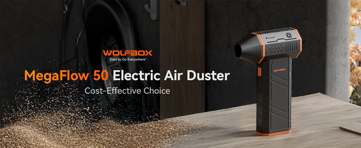 WOLFBOX MegaFlow 50 Electric Air Duster
