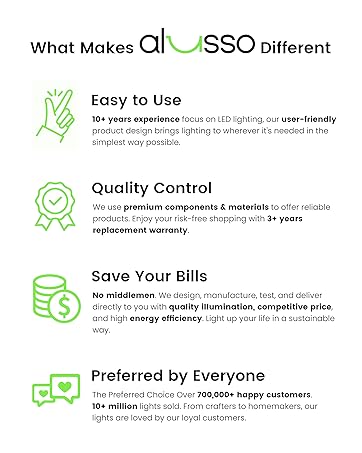 ALUSSO Motion Sensor Outdoor Lights