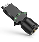 MICTUNING 7 Pin to 4 Trailer Plug Tester, Multi-Function7 Way Blade &amp; 4 Pin Flat Trailer Light Ci...