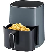 NEWBULIG Air Fryer, 6QT Square Airfryer with Visual Window, 400? Fast Heating Air Fryers Oven wit...
