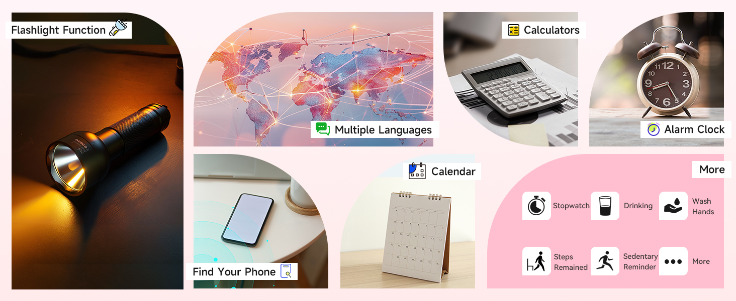 Smart Watch for Women Android &amp;amp; iPhone, Alexa Built-in, activity fitness tracker