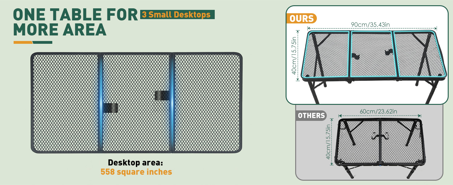 folding camping table