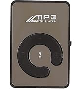 MP3 Portable Music Player, Mini Back Clip MP3, with Memory Card Slot, Support Expansion up to 8GB...