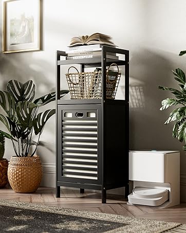 black laundry sorter