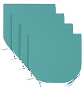 Basic Beyond Outdoor Chair Cushions for Patio Furniture - Round Corner Outdoor Chair Cushions Set...