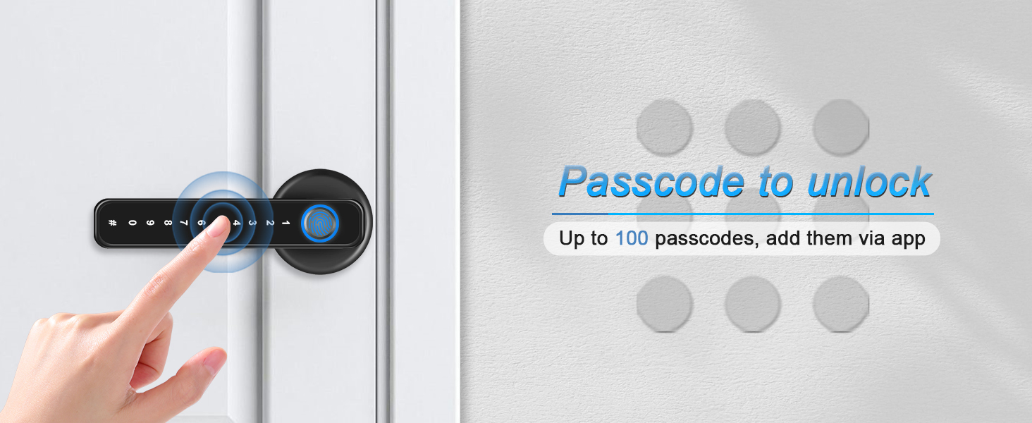 passcode to unlock the door
