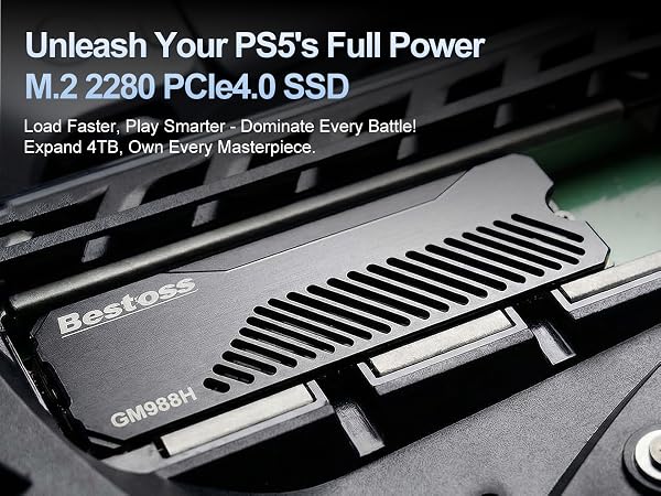 Unleash Your PS5s Full Power M.2 2280 PCIe4.0 SSD