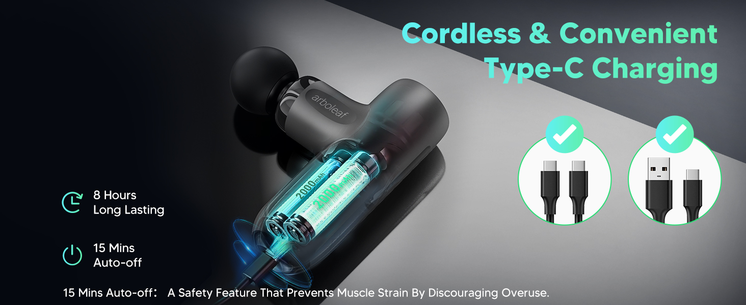 cordless usb charging, 15 mins auto off function