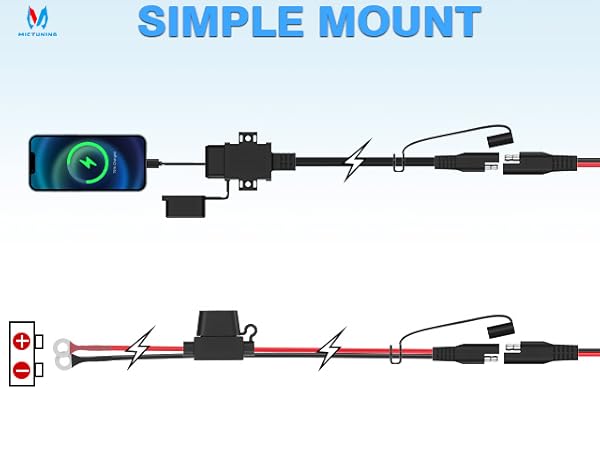 SAE to USB Cable Adapter