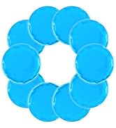 Reusable Ice Packs for Injuries, 10 Pack Round Ice Packs for Face, Gel Ice Packs Ice Pads Small H...