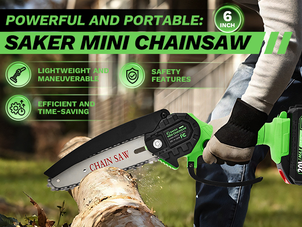 saker mini chainsaw