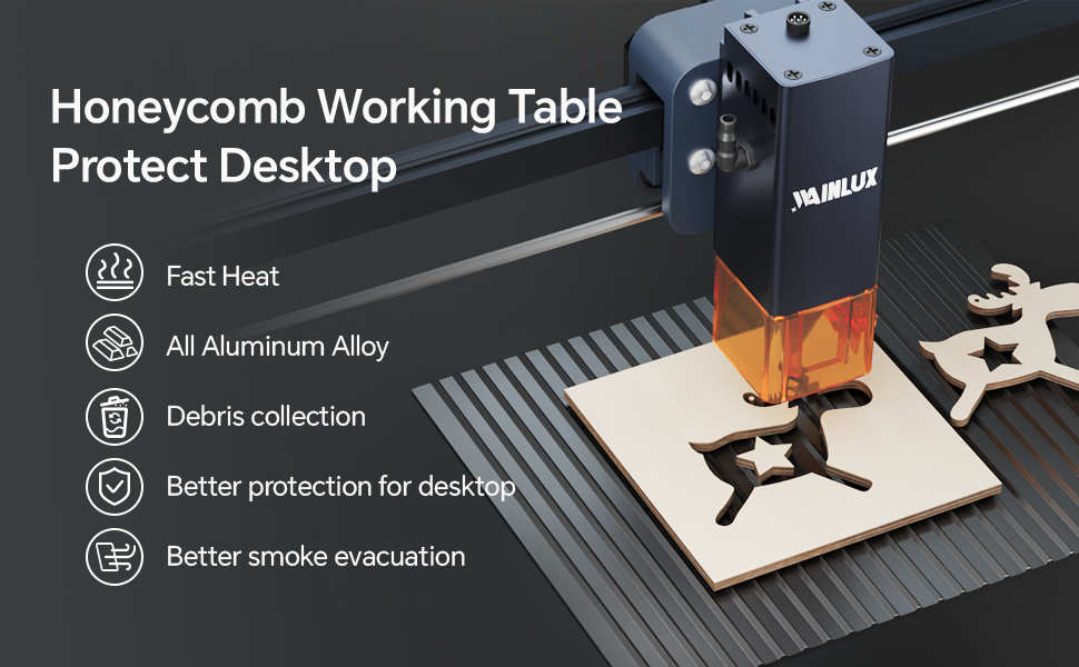 Honeycomb working table