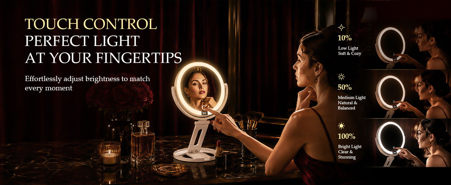 makeup mirror with lights