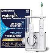 Waterpik Sensonic Complete Care Water Flosser and Rechargeable Electric Toothbrush Combo Set, CC-...