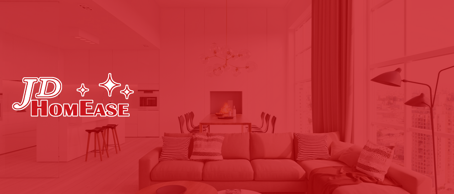 red background
