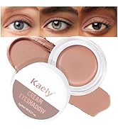 Kaely Single Cream Eyeshadow Pot, Nude Brown Matte Eye Shadow for Older Women High Pigmented Wate...