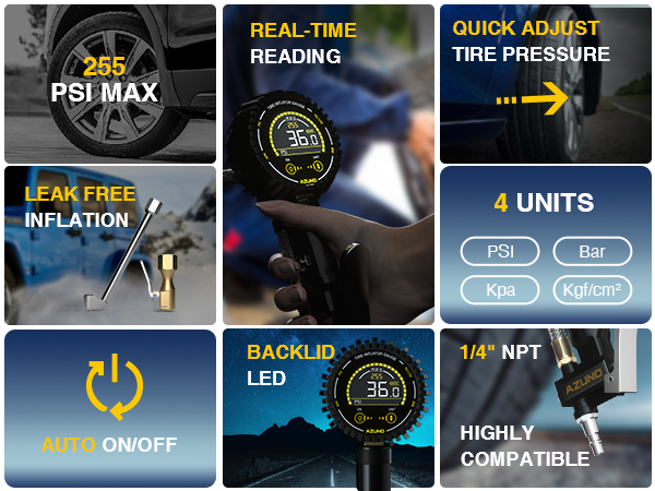 digital tire inflator