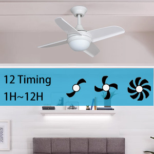 4 fan speed control and 4 timing light on off no dimming