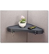 Officemate Verticalmate Corner Shelf, Slate Gray (29322) 14-1/2 x 10 x 1-1/4 inches