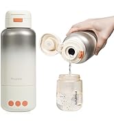 Phanpy Portable Bottle Warmer - Detachable 10000mAh Battery, 212°F Boil &amp; Sterilization, 3 Min Fa...