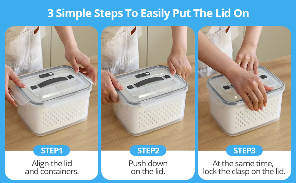 3 SIMPLE STEPS TO EASILY PUT THE LID ON