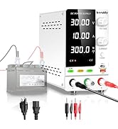 boruidy DC Power Supply Variable 30V 10A, 300W Encoder Adjustable 1V~24V LiFePO4 Lithium Ion etc....