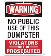 1 PK Premium Private Property No Trespassing Sign - UV Printed Aluminum 14 x 10in Security Camera...