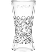 Final Touch Yarai Glass Double Jigger – Two-Sided Cocktail Jigger - 1.5oz/50ml Over 3/4oz/25ml wi...