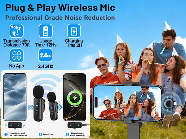 Content creator kit and youtube starter kit. Plug-and-play microphone for iphone