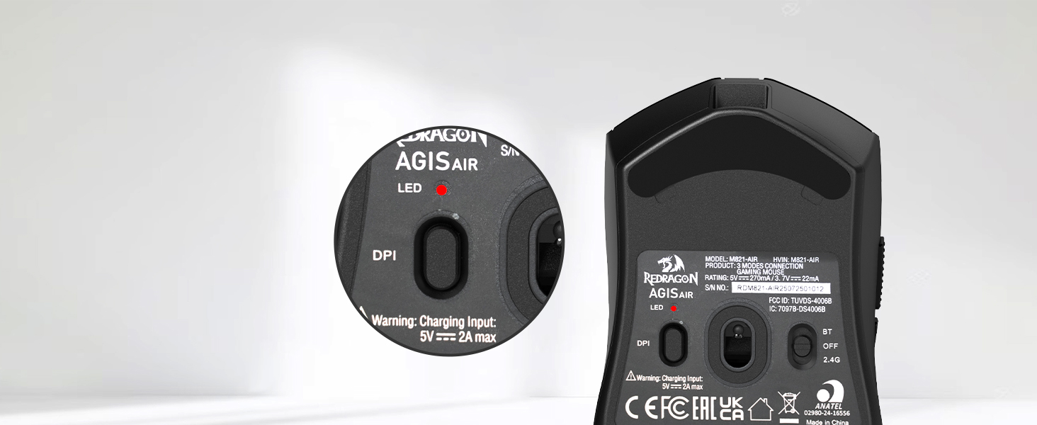 12800 dpi gaming mouse