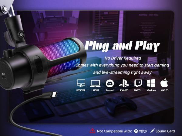 Gaming USB Microphone