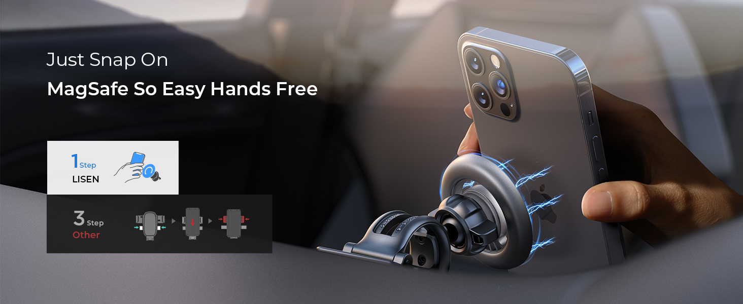 lisen magsafe car mount 4