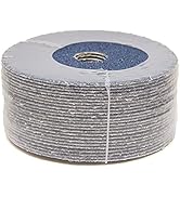 Benchmark Abrasives 5" Zirconia Resin Fiber Sanding Discs for Grinding, Blending, Finishing, and ...