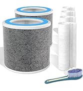 2 PACK HP102 Filter Replacement Compatible with HP100 Series &amp; HC452 Air Purifier,3-in-1 Filtrati...