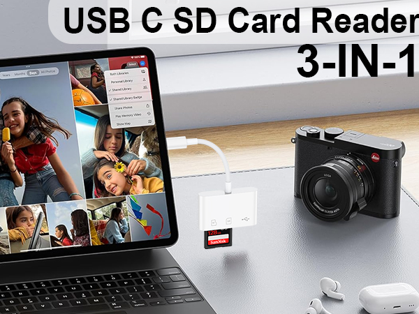 sd card reader for iphone usb c