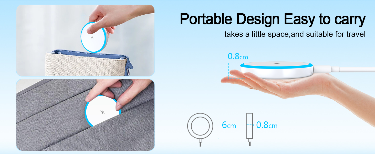 Portable Design Easy to carry takes a little space,and suitable for travel