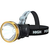 ODEAR Rechargeable Headlamp, Super Bright LED Head Lamp Flashlight Waterproof Headlight with Buil...
