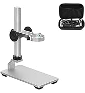 Ninyoon Universal Microscope Stand Pro, Stable Professional Aluminum Alloy Scope Base Holder Supp...