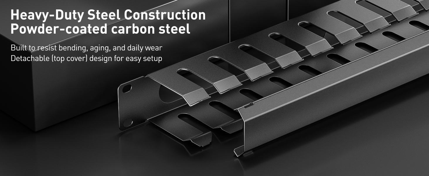 1U Rack Cable Management