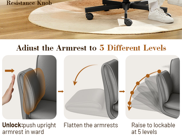 Cross Legged Desk Chair