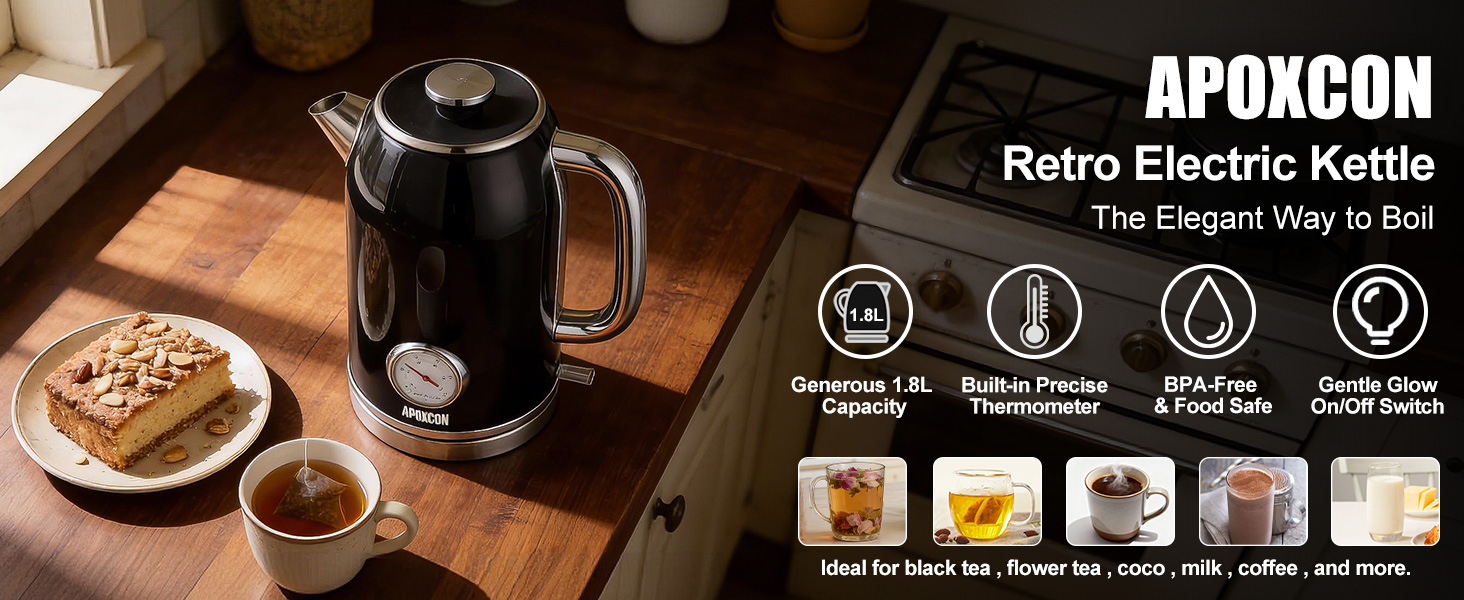 retro electric kettle