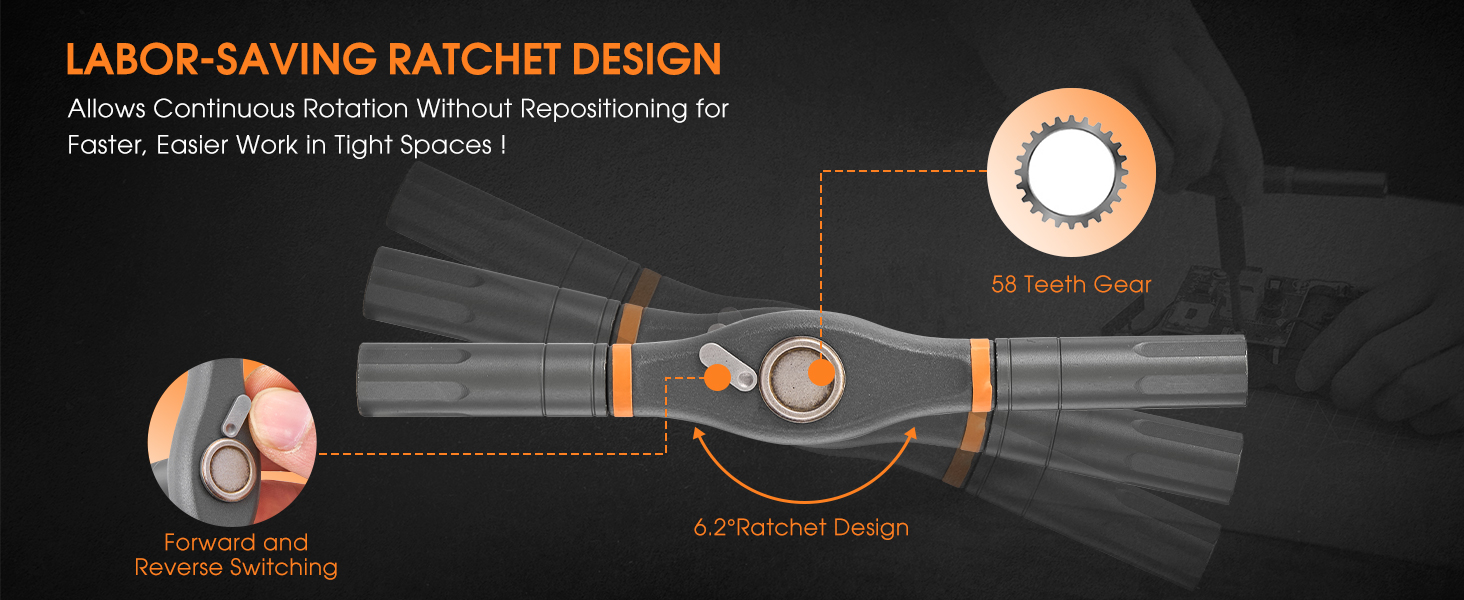 sakerplus 42 in 1 magnetic screwdriver set