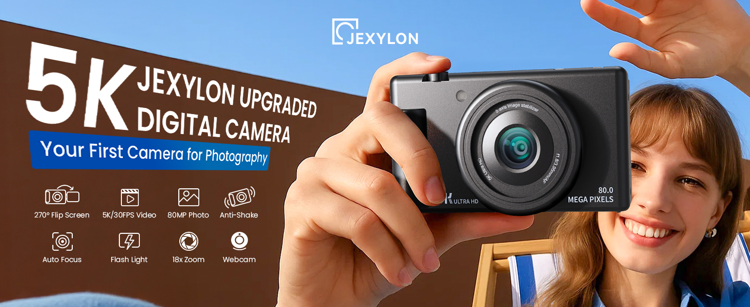 True 5K Digital Camera for Photography