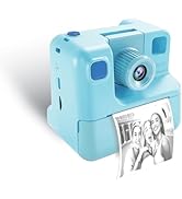 Brookstone Kids Camera for 3 4 5 6 7 8 9 Year Old Kids with 32GB SD Card, Instant Print &amp; Zero In...