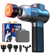BOB AND BRAD C2 Ultra Massage Gun with Heat, Red LED &amp; Infrared, FSA Eligible Deep Tissue Percuss...