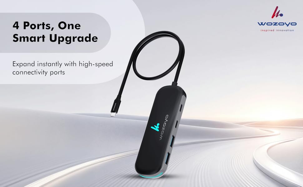 USB A to 4 Port USB 3.2 Hub