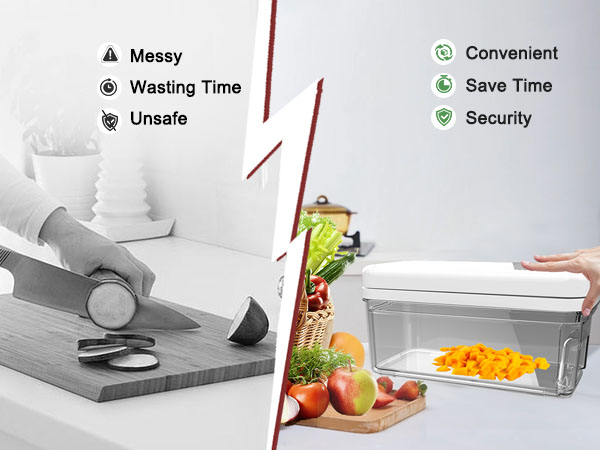 veggie chopper food chopper with container vegetable chopper